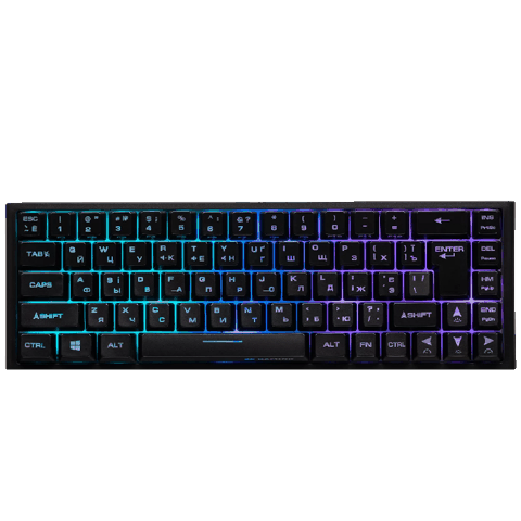 Oyun klaviaturası 2E KG350 RGB Black KG350UBK — Bakı