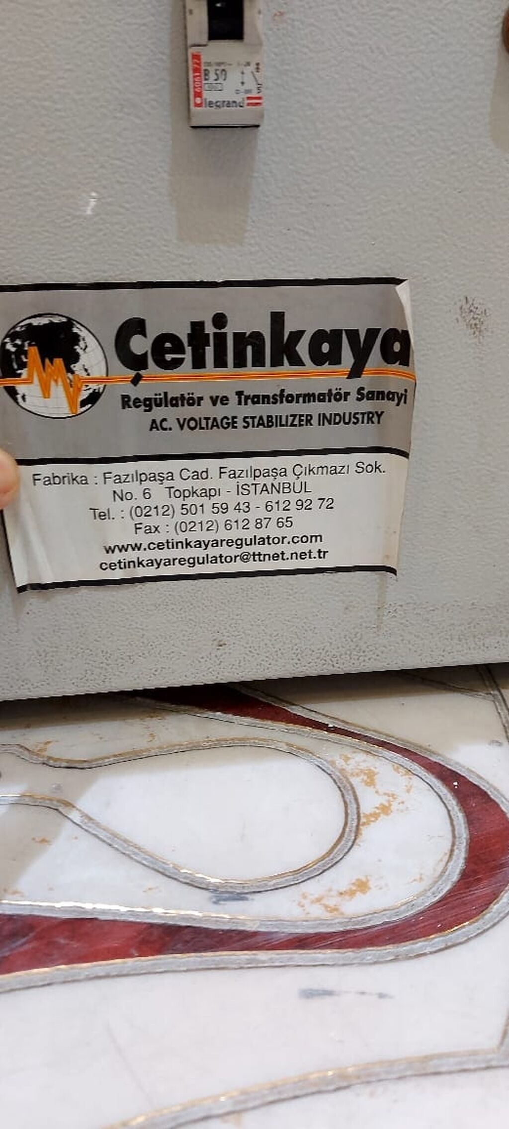 Çetinkaya AC Gərginlik Stabilizatoru (Voltage Regulator) — Mallar, Bakı (3)