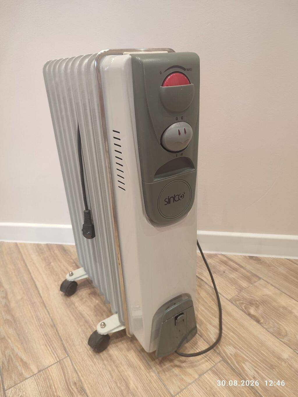 Yağ radiatoru – Sinbo markası, 9 bölməli Xüsusiyyətlər: - Mexaniki — Elektronika, Bakı (3)