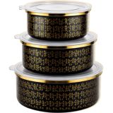 Saxlama dəsti Deluca 6223017132586 Qara — Хранение продуктов