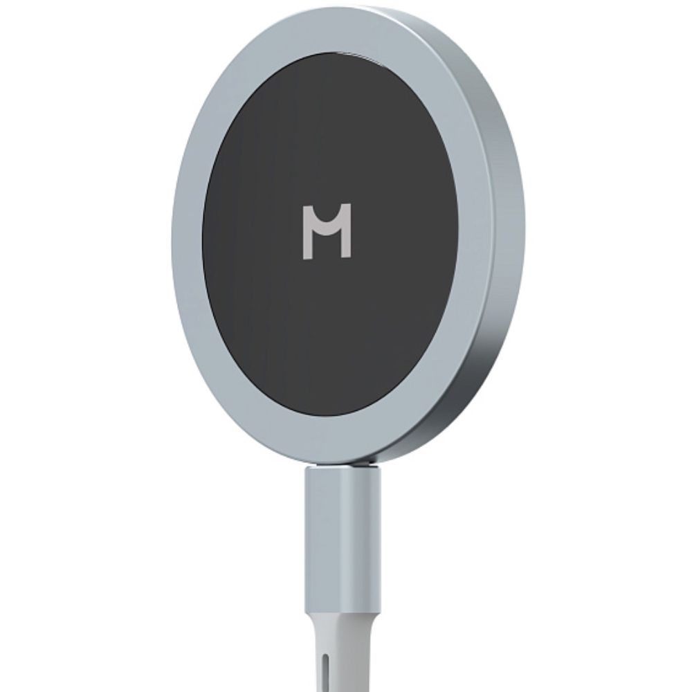 Magssory Wireless Charger Coin WCH015 Dark Grey — Mallar, Bakı (3)