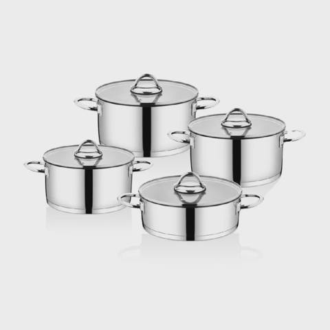 Qazan dəsti Falez Yıldız 9 parça (8699996628620) — Cookware