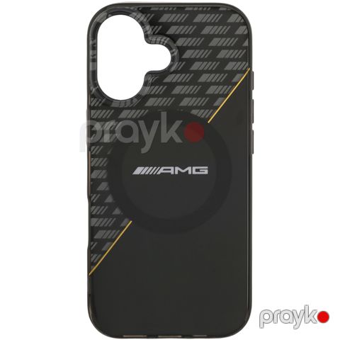 Qoruyucu örtük AMG iPhone 17 W/MagSafe AMHMP17S24HRDKY Black, Yellow — Bakı