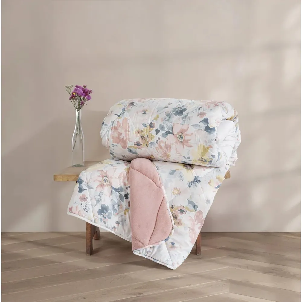 Yorğan Cotton box Velvet Dalya Pudra 155x215 sm — Bakı