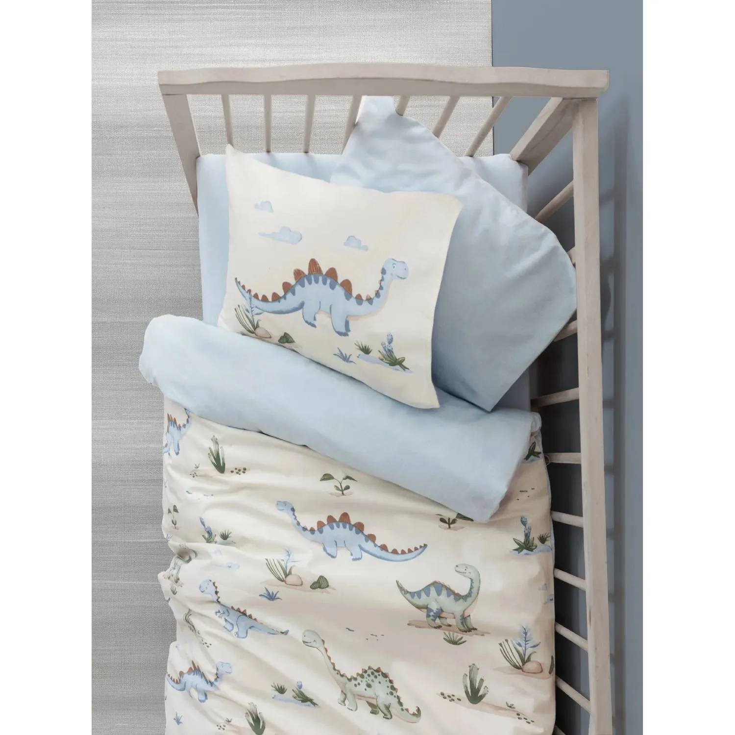 Uşaq yataq dəsti Cotton Box Dinoro Mavi (8680108084687) — Постельное белье