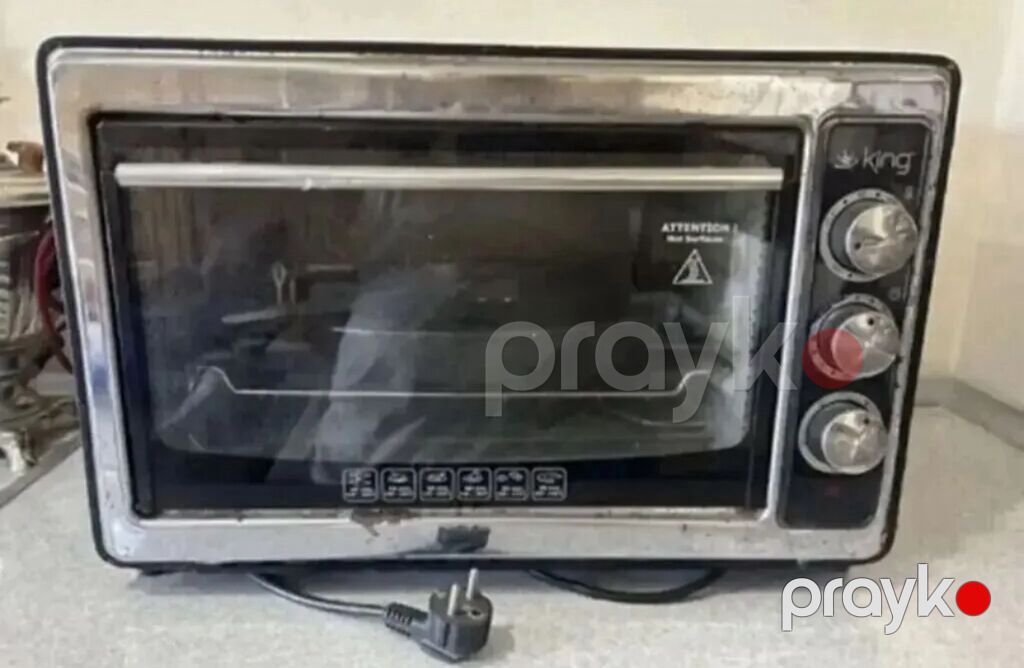 King markalı elektrik mini soba - Stolüstü dizayn, şüşə ön qapı və — Digər ev texnikası, Bakı (2)