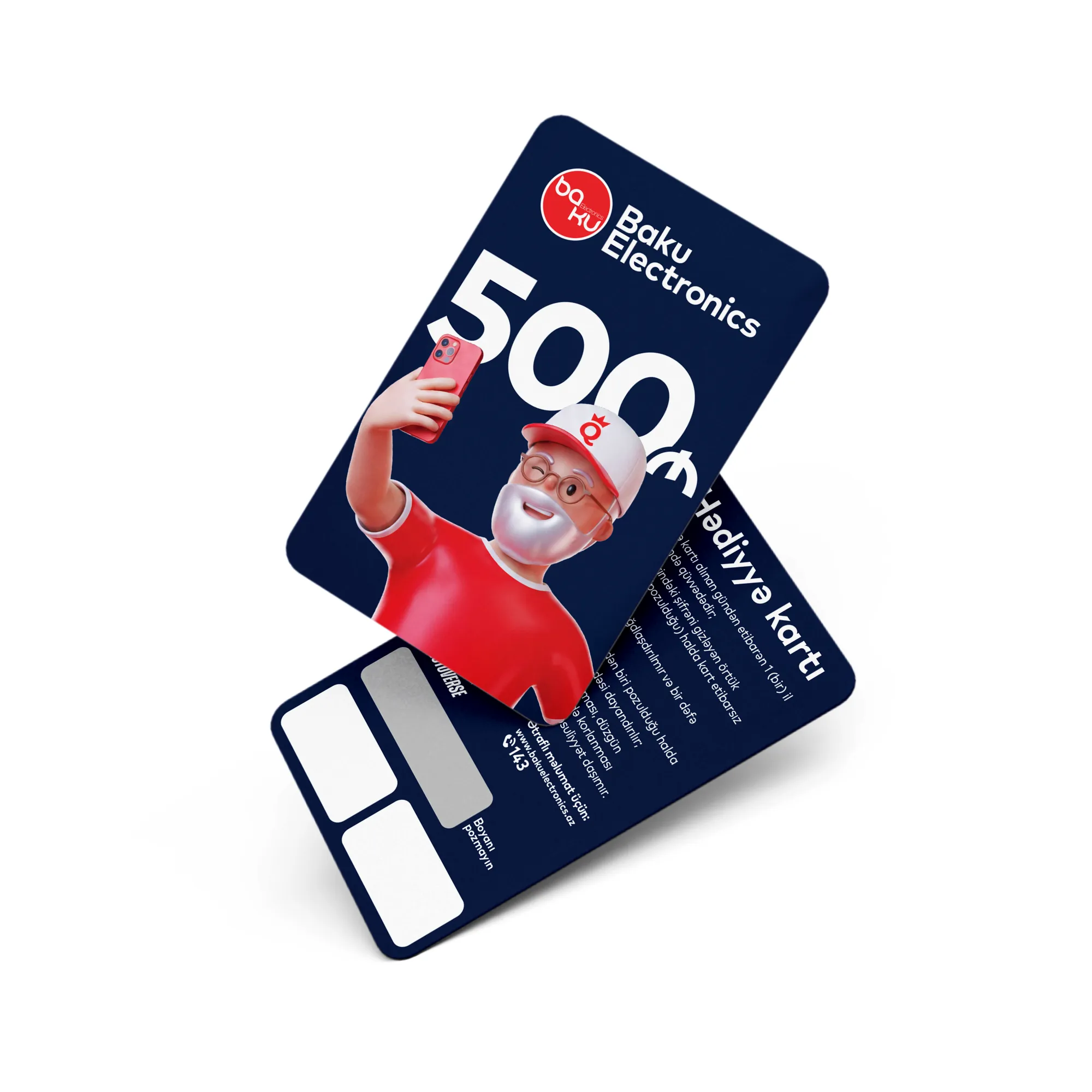 Baku Electronics Hədiyyə kartı 500 AZN — Bakı