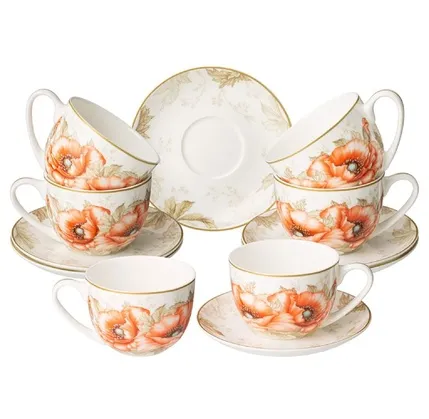 Çay dəsti Lefard Antique 6 nəfərlik 12 parça 330 ml (415-2262) — Bakı