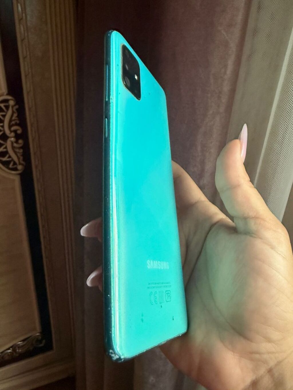 Samsung Galaxy A51, rəng - Yaşıl, Qırıq — Samsung, Mehdiabad (3)