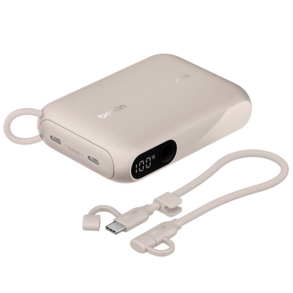 Power Bank Belkin 20W 10000 mAh BPB027HQSD Sand — Powerbank-lər, Bakı (3)