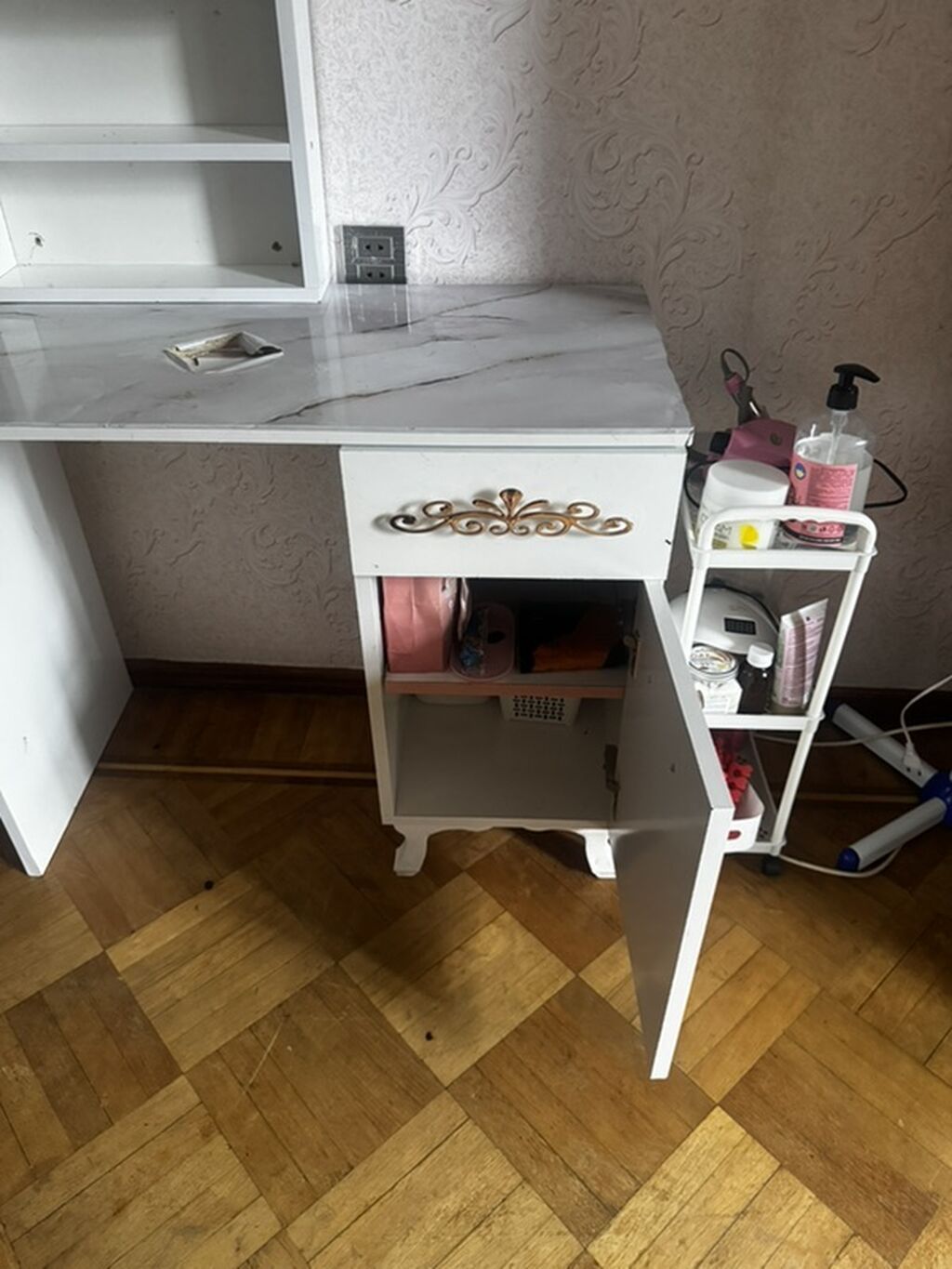 Düz masa, Siyirməli, Polkalı, Laminat, Kredit yoxdur — Mebel, Bakı (3)
