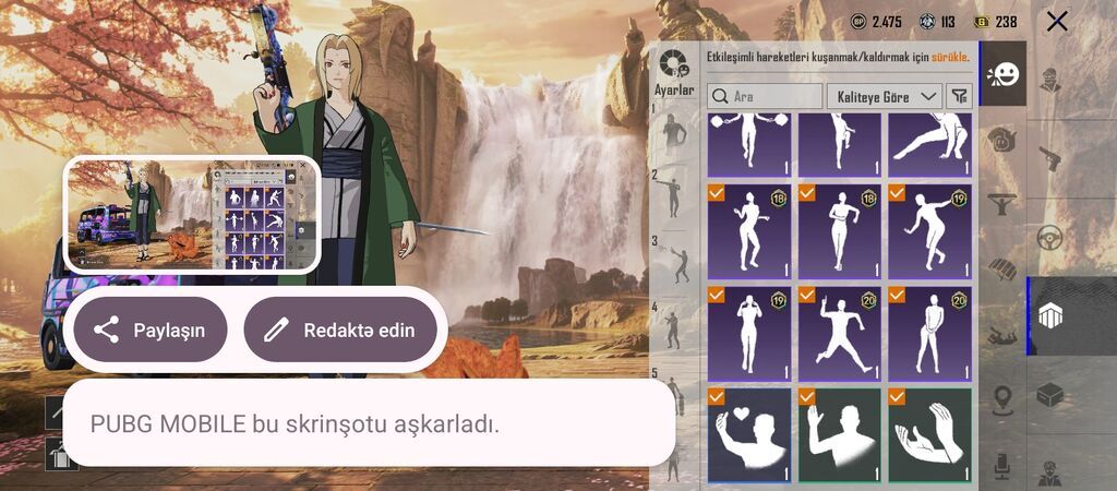 (33kol,51səviyə)PUBG Mobile oyun hesabı – temalı kosmetiklər və — Digər, Bakı (3)