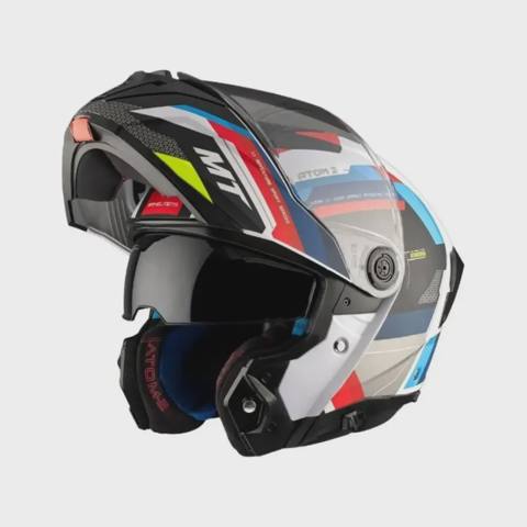 Dəbilqə MT Helmets Atom 2 SV Bast A0 Pearl Gloss, L (1335A250006) — Motorcycle gear