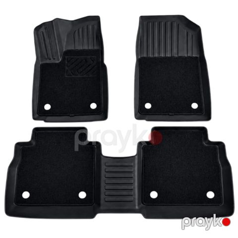 Avtomobil üçün ayaqaltı Eva Changan Q05 TPE Qara
