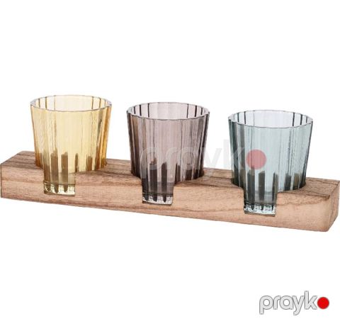 Şamdan dəsti Koopman HC7103320 3 parça — Bakı
