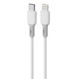 Naqil Euroacs USB Type-C to USB Type-C 1 m 60W EUC-Z014 White — Smartfon kabelləri və adapterləri