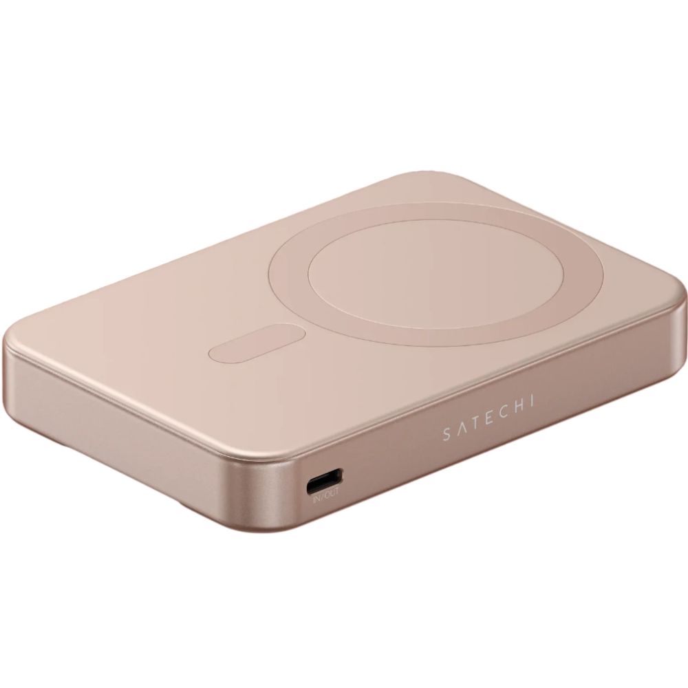 Power Bank Satechi OntheGo 5000 mAh with Stand ST-B5Q2SR Desert Rose — Powerbank-lər, Bakı (2)