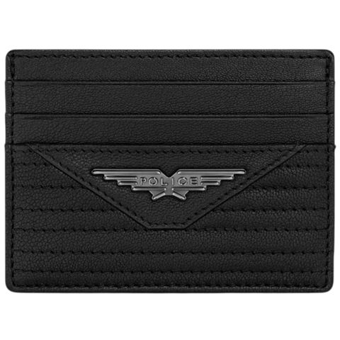 Kart qabı Police Luca Gents in Leather PELGD2207101 Black — Bakı