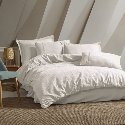 Tekstil yataq dəsti Şahəsər Jakarlı Dokuma Jasmin CK Bej — Bakı