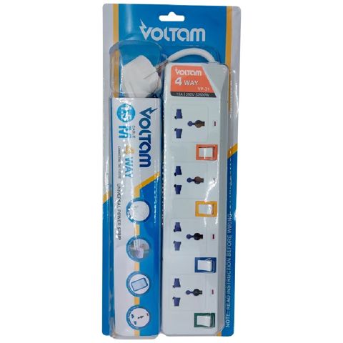Uzadıcı Voltam 1.5 m VP-31 A14 Way Universal Type Power Strip — Bakı