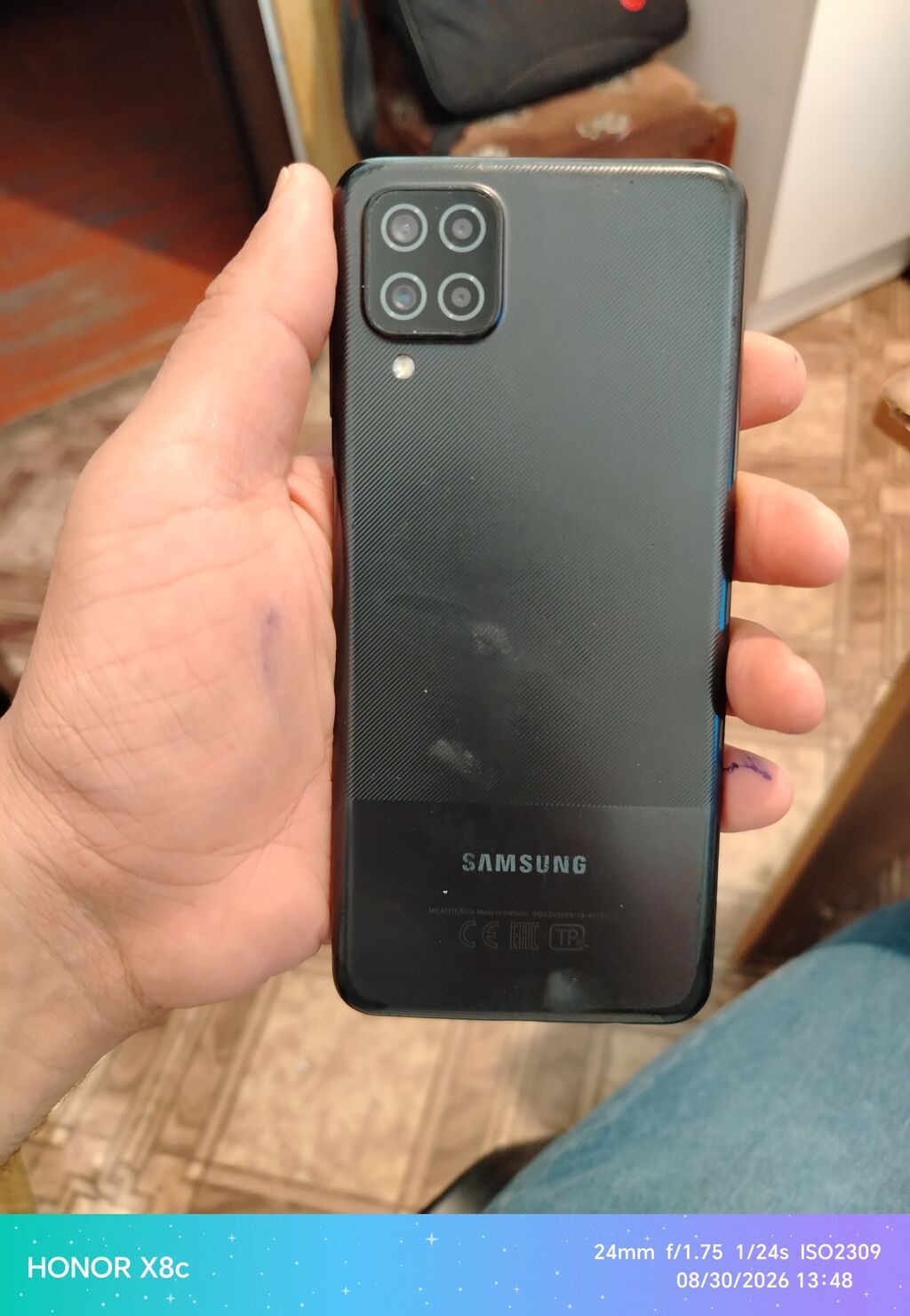 Samsung Galaxy A12, 64 GB, rəng - Qara, İki sim kartlı — Samsung, Mingəçevir (3)