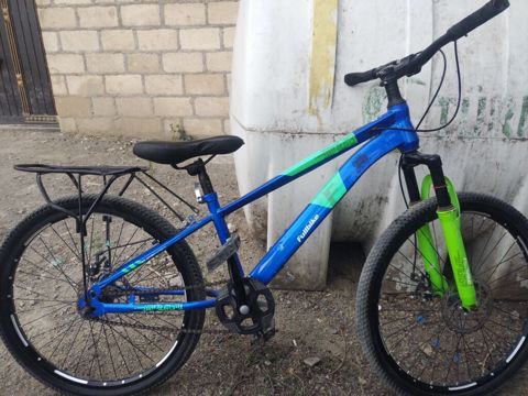 Fulbike dağ velosipedi - Rəng: mavi-yaşıl - Çərçivə: yüngül ərintili — Tovuz