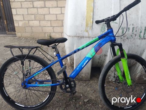 Fulbike dağ velosipedi - Rəng: mavi-yaşıl - Çərçivə: yüngül ərintili