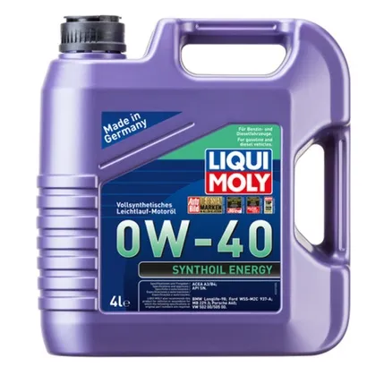 Avtomobil mühərrik yağı Liqui Moly Synthoil Energy 0W-40 4L (7536/2451) — Bakı