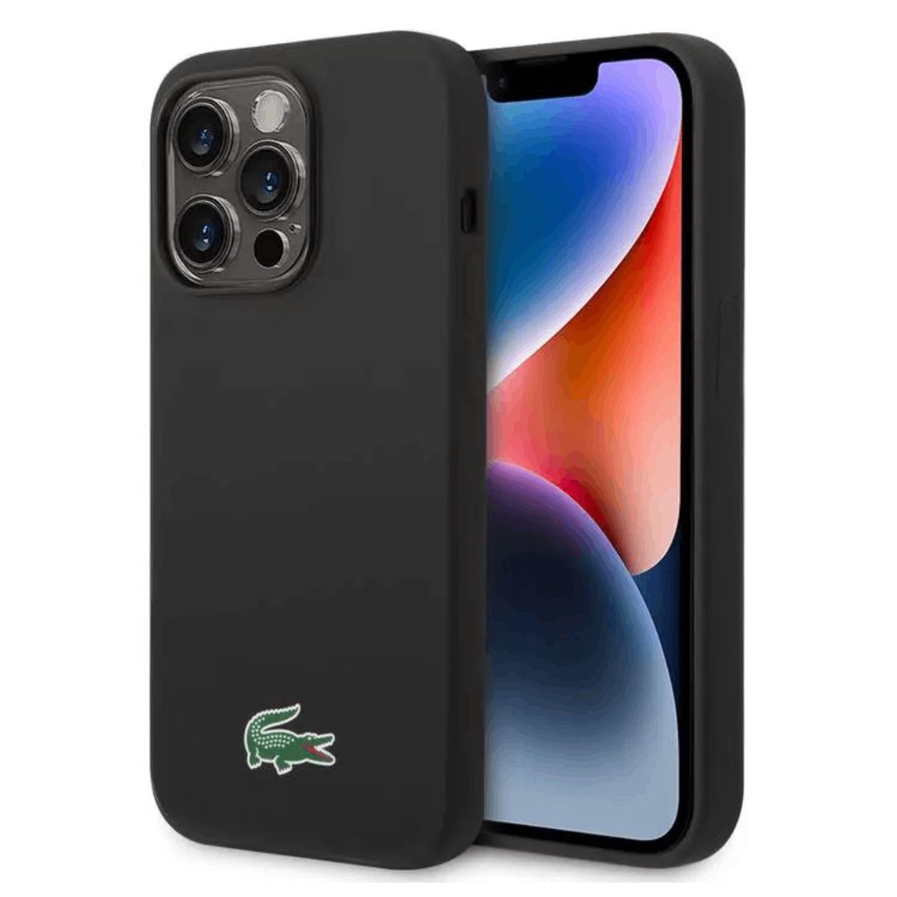 Qoruyucu örtük Lacoste MagSafe Silicone iPhone 15 Pro Max Black LCHMP15XSLOK — Mallar, Bakı (2)
