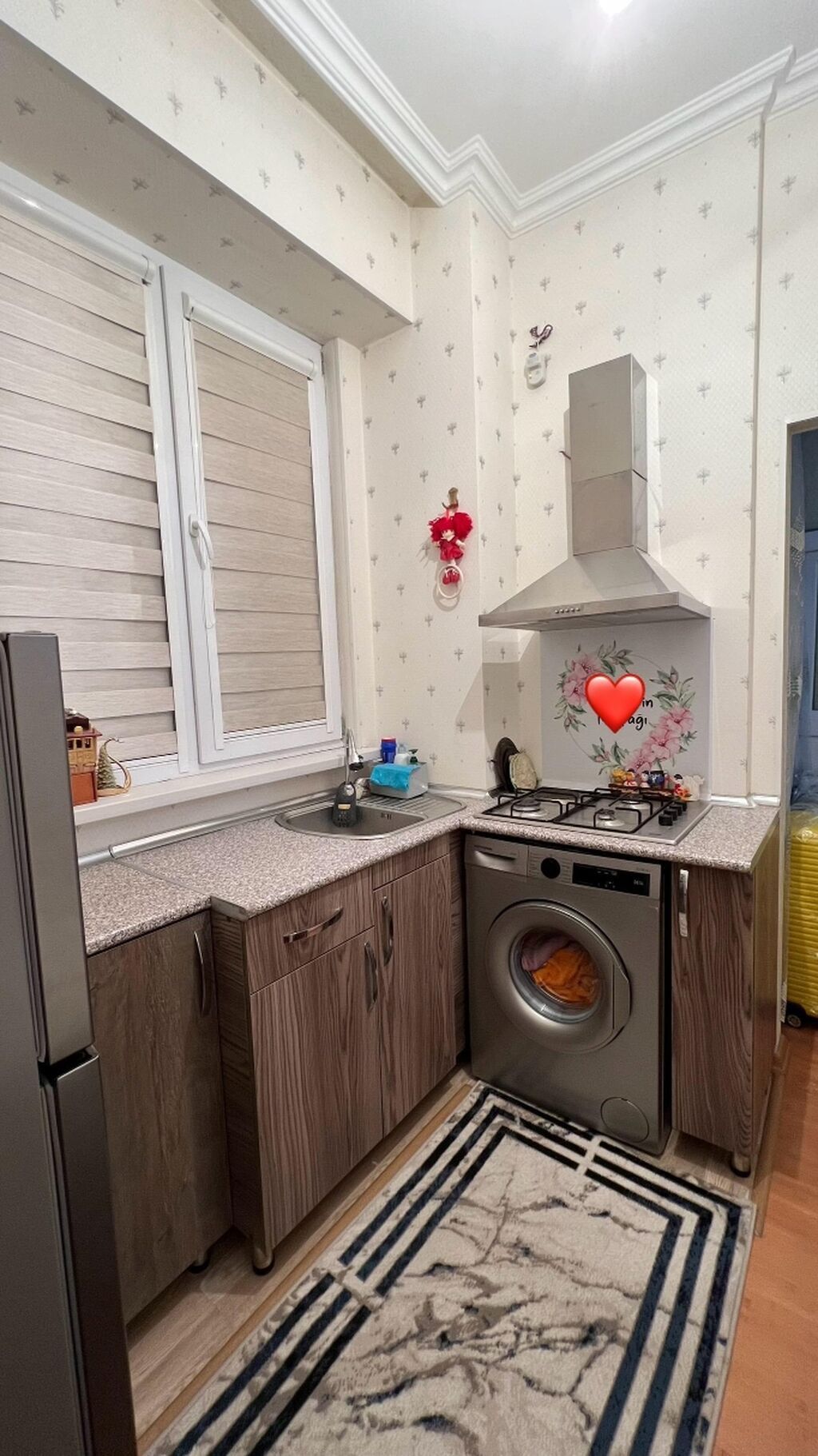 Kirayə üçün 1 otaqlı, tam mebel və texnika ilə təchiz olunmuş kuxnası — Daşınmaz əmlak, Xırdalan (8)