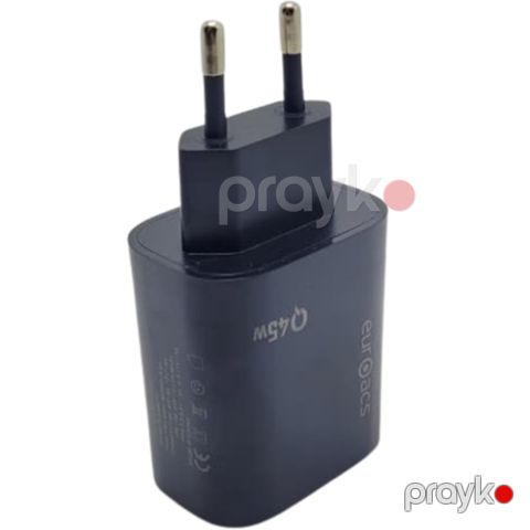 Adapter Euroacs EU-MQ717 PD 45W ACHRBA844329 Black
