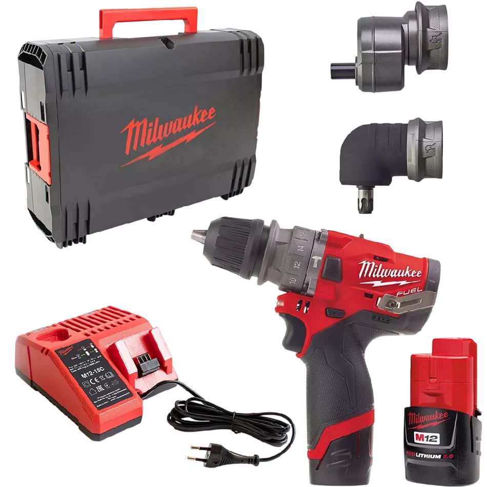 Drel-şurup bağlayan Milwaukee M12FPDXKIT-202X (MİX SET+2X2.0) — Təmir və inşaat, Bakı (2)