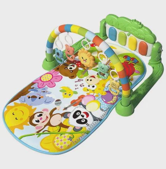 Carpet for Children Multi Functional Piano Aiyingle 668-90 Green — Oyun xalçaları, Bakı