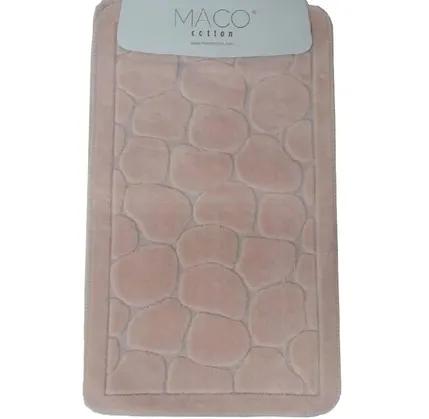 Xalça dəsti MacoCotton Stone 2 ədəd Pudra 60x100/50x60 — Bakı