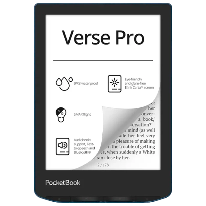 Elektron kitab PocketBook 634 Verse Pro Azure — Bakı