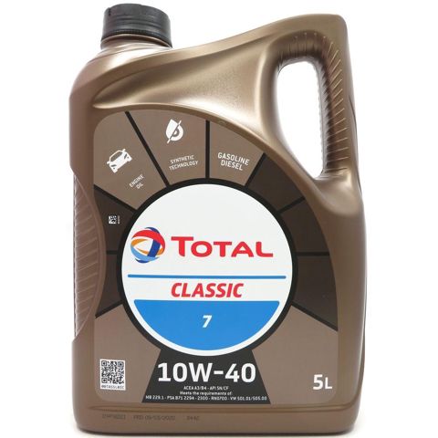 Mühərrik yağı Total Classic 7 10W-40 5L — Bakı