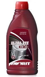 Mühərrik yağı Favorit Ultra XFE SAE 5W-40 1L Plastic — Mühərrik yağları