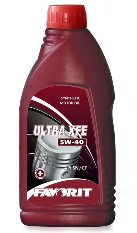 Mühərrik yağı Favorit Ultra XFE SAE 5W-40 1L Plastic — Bakı