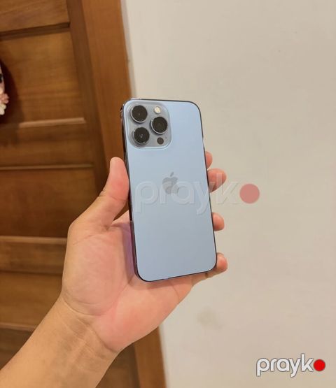 IPhone 13 Pro, 128 GB, Sierra Blue, Zəmanət, Simsiz şarj, Face ID