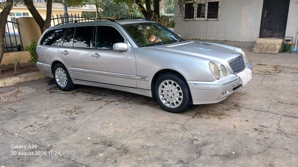 Mercedes E 270, 2.7 L, 2000 il, 375 408 km — Avtomobillər, Sabirabad (2)