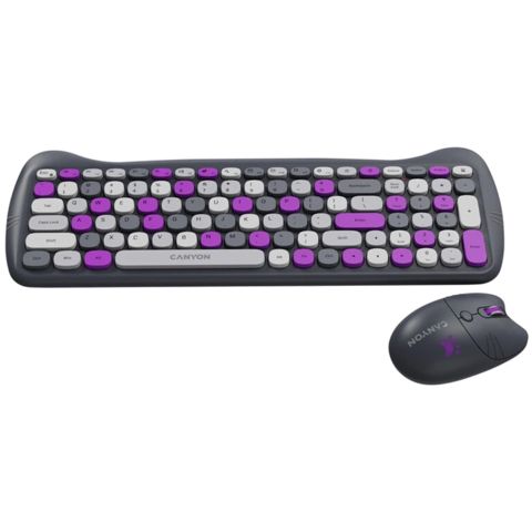 Klaviatura Canyon Combo Violet CNS-HSETW6VT — Bakı
