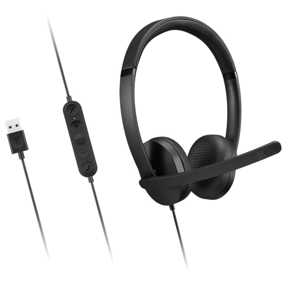 Qulaqlıq Lenovo Stereo Gen 2 4XD1P83-425 Black — Simli qulaqlıqlar, Bakı (3)