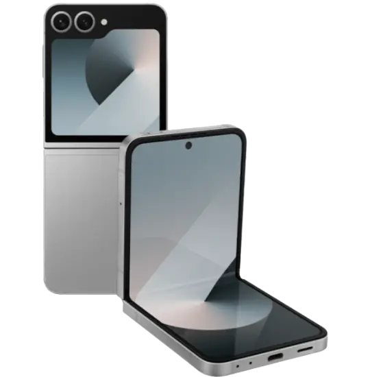 Samsung Galaxy Z Flip 6 (SM-F741) 12 GB / 512 GB Silver Shadow (Outlet) — Apple iPhone