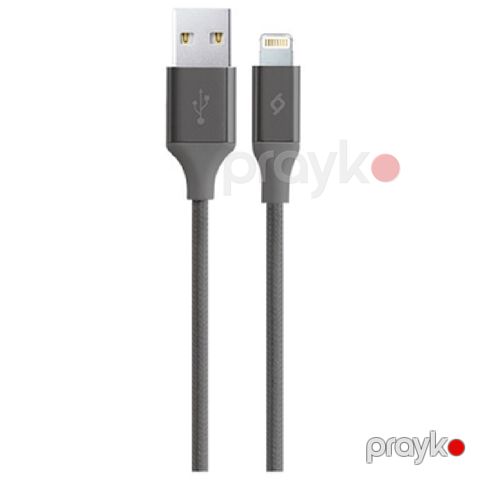 Naqil Ttech USB Type-A to Lightning 1.2 m 2DK16UG Grey — Bakı