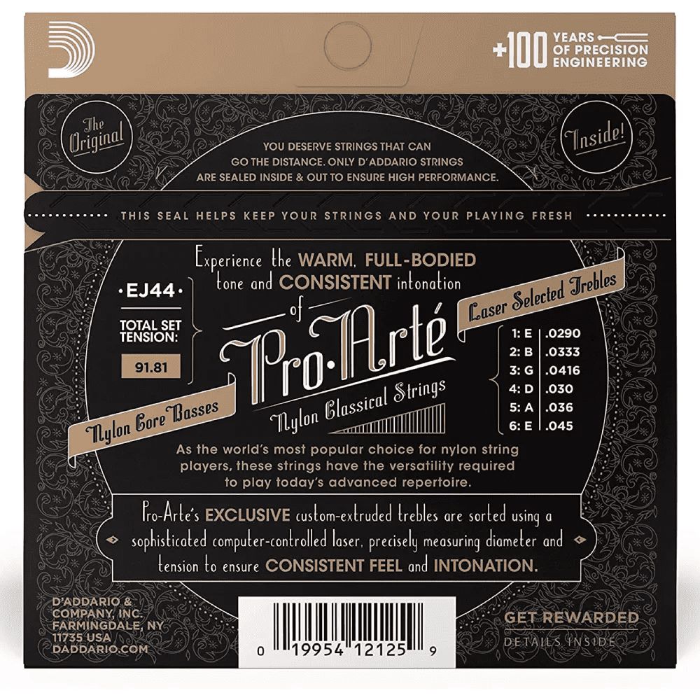 D-Addario Pro-Arte Nylon EJ44 Extra Hard Tension — Musiqiə alətləri, Bakı (2)