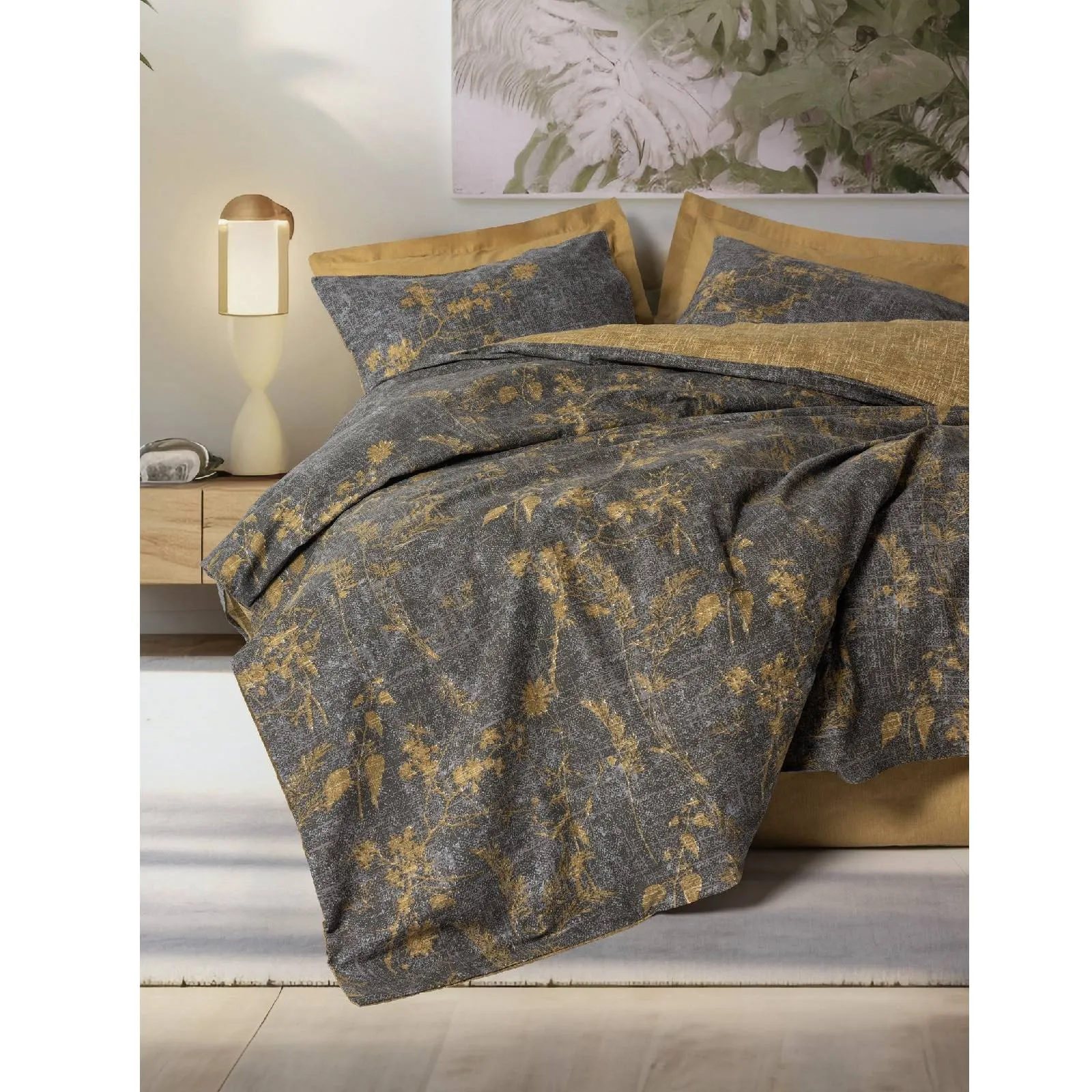 Yataq dəsti Cotton Box Dual, iki nəfərlik, Yadawa mustard (8680108078440) — Постельное белье