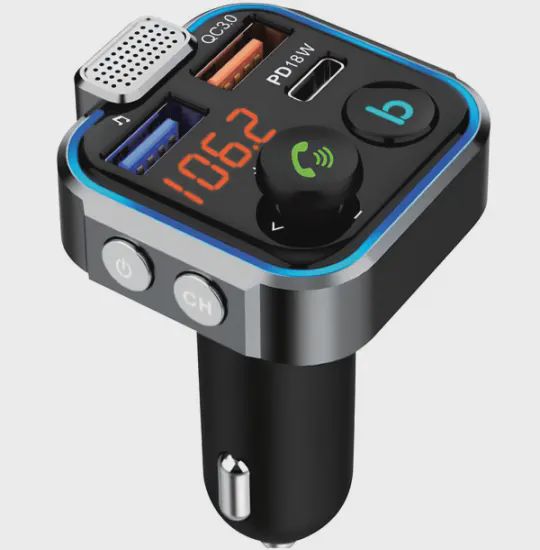Euroacs EU-F124 Black — FM, Bluetooth adaptorları və şarjlar, Bakı
