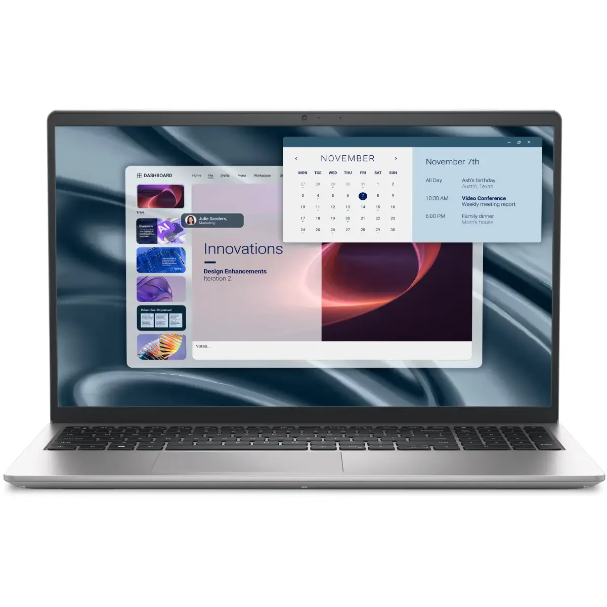 Notbuk Dell Pro 15 Essential PV15250 / Core I7-1355U/16 GB/512 GB/ Platinium Silver Palmrest (PV15250-RPLU-002-M) — Bakı