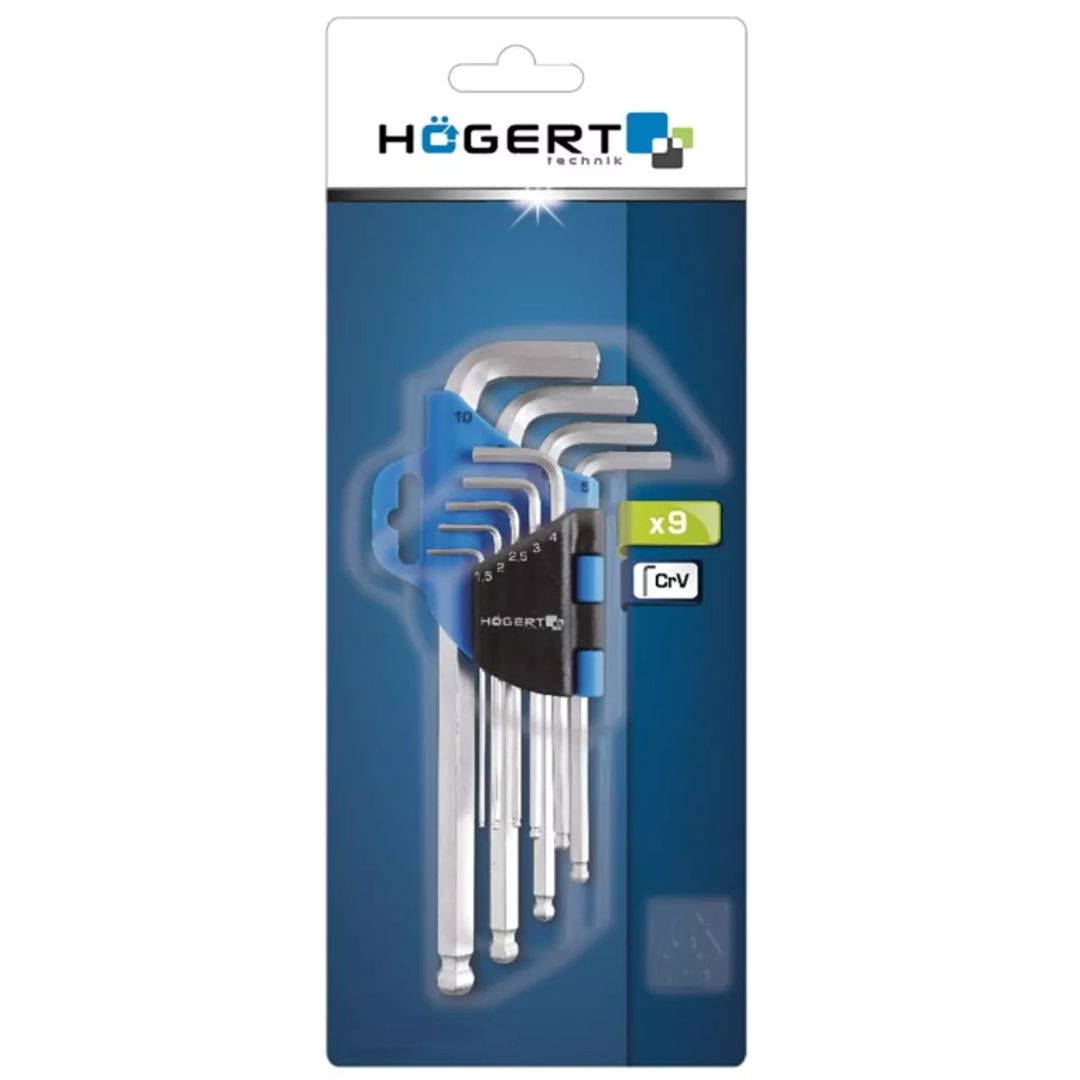 Açar dəsti Hogert HT1W804 9 ədəd — Açarlar, Bakı (2)