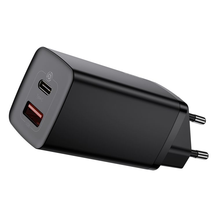 Adapter Baseus GaN2 Lite Quick Charger C+U 65W Black (CCGAN2L-B01) — Aksesuarlar, Bakı